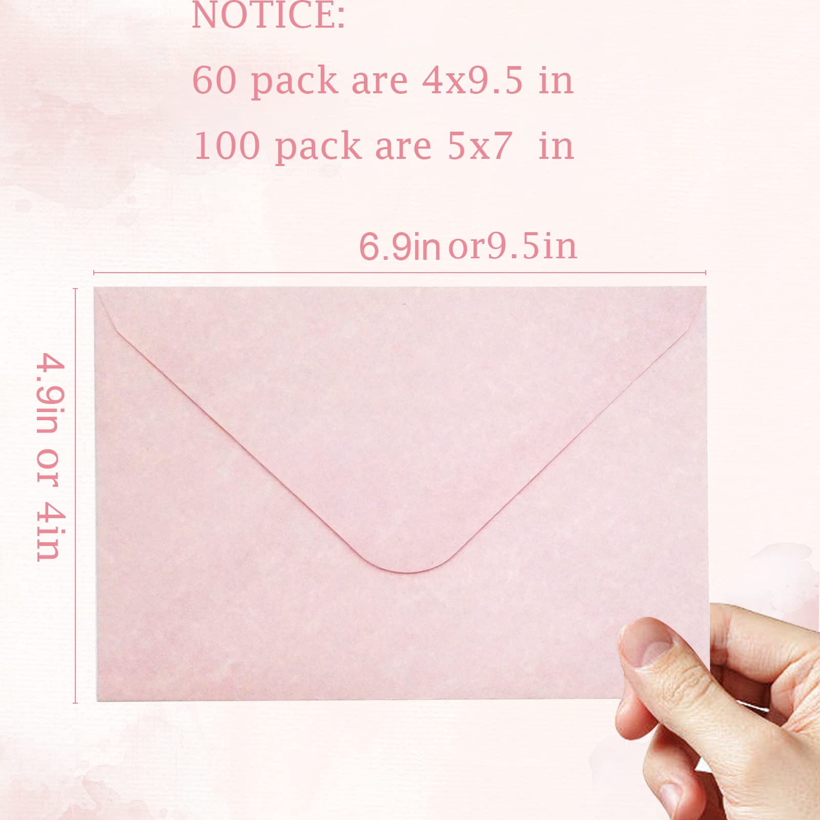 Paquete De 100 Sobres A7, 5 X 7 Tarjetas, Sobres Con Solapa | Cuotas Sin Interés
