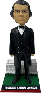 Andrew Johnson White House Base President Bobblehead Numbered to 1,865