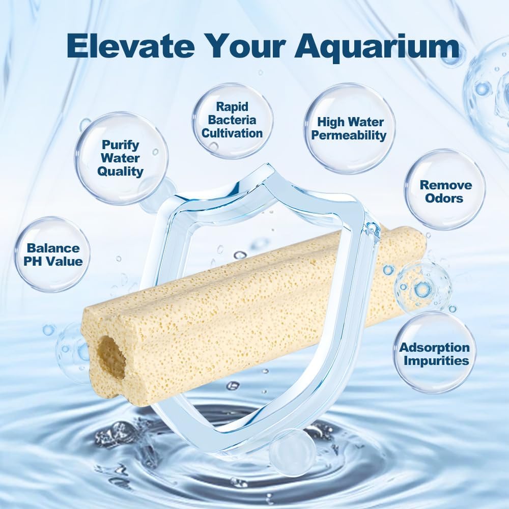 42PCS 5.83-Inch Aquarium Ceramic Bio Filter Media,Ceramic Bio Media Blocks for Fish Tank