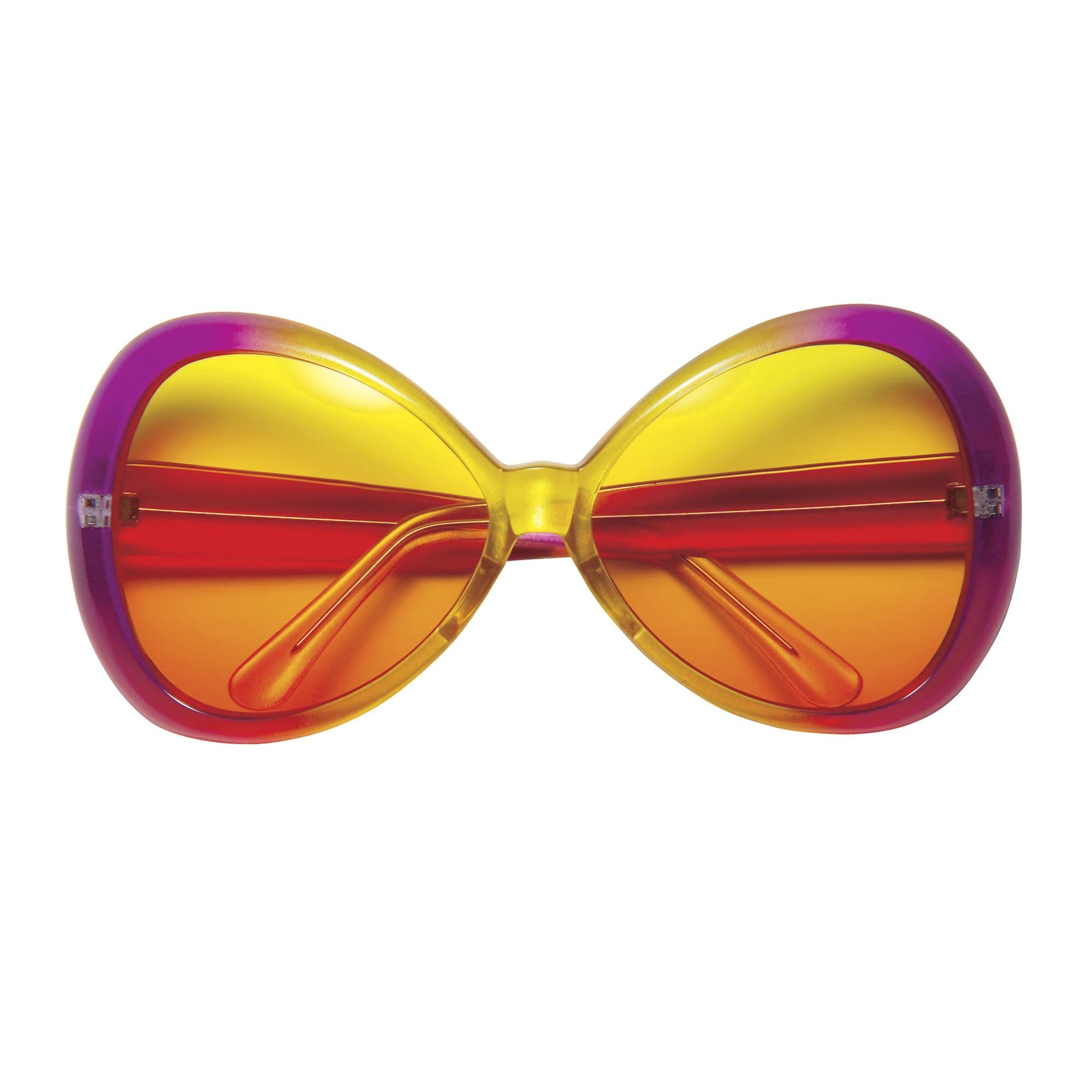 W WIDMANN MILANO Party Fashion - Sugar Babe Glasses Party Glasses for Hippie Reggae Festivals 60s Theme Party