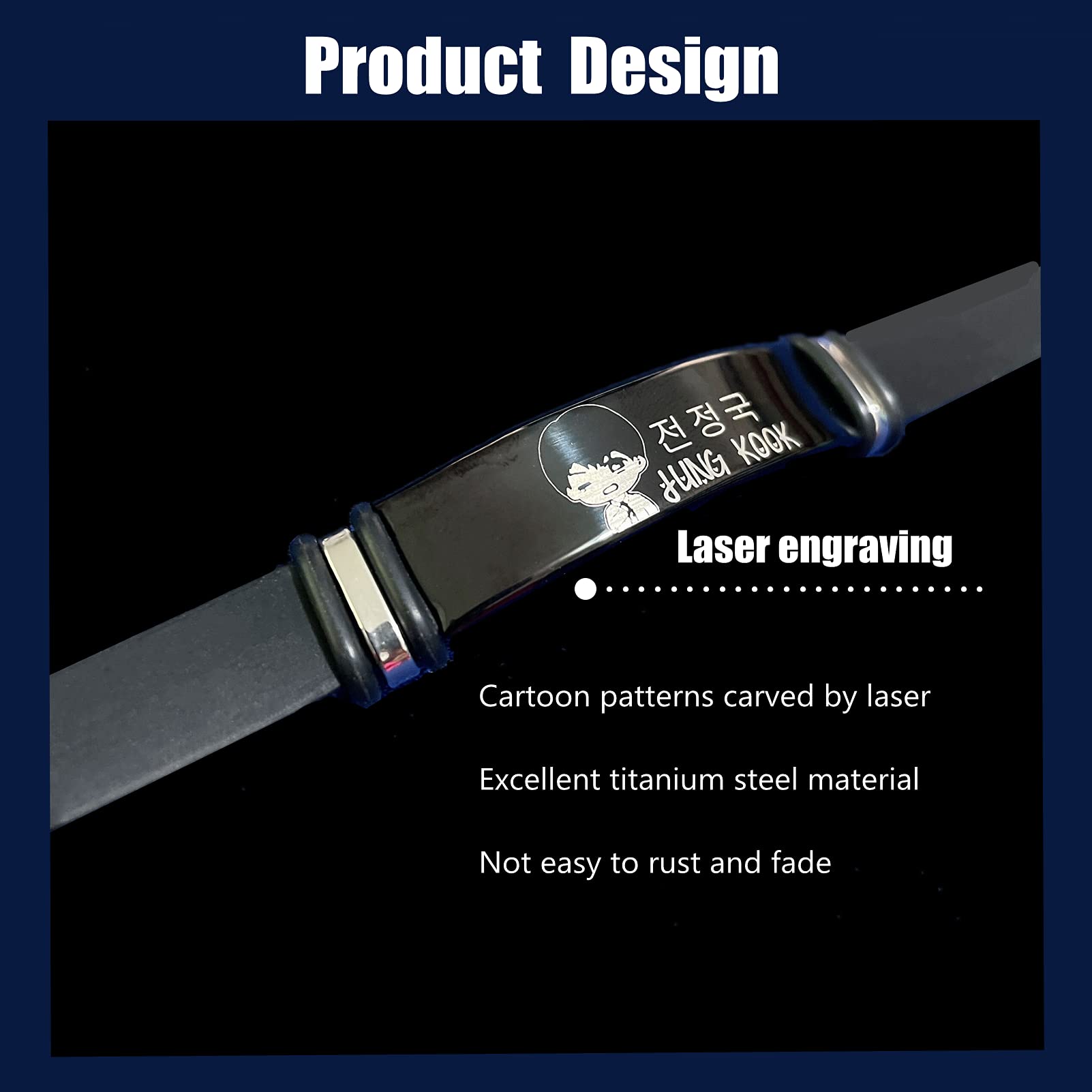 Mshion Bracelets for Mens Charm Sports Fan Silicone Bracelets for Womens