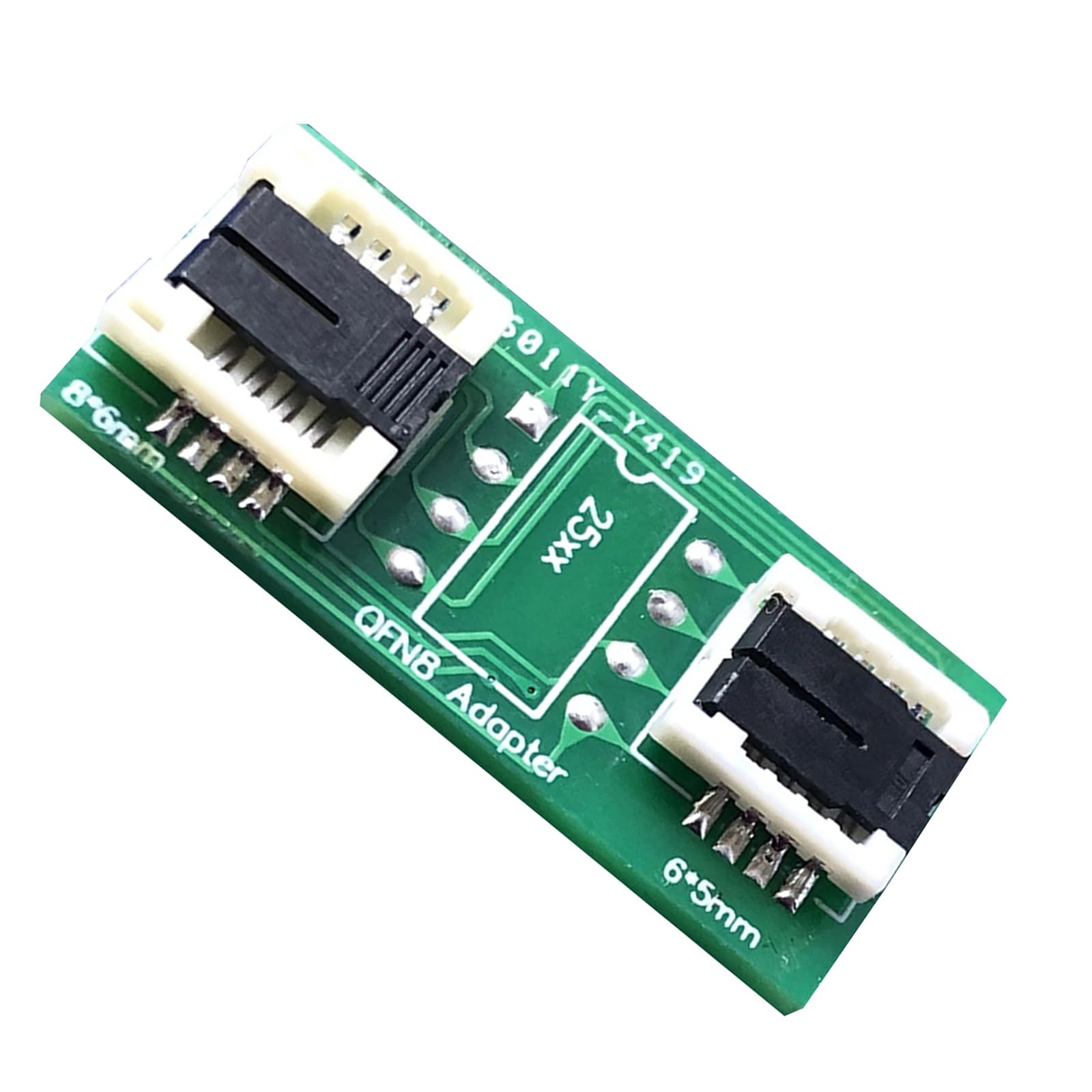 GMBYLBY QFN8/WSON8/MLF8/MLP8/DFN8 to DIP8 Socket Adapter for 6x5mm 8x6mm Chips Convenient Chip Programming Solution DFN8 Socket