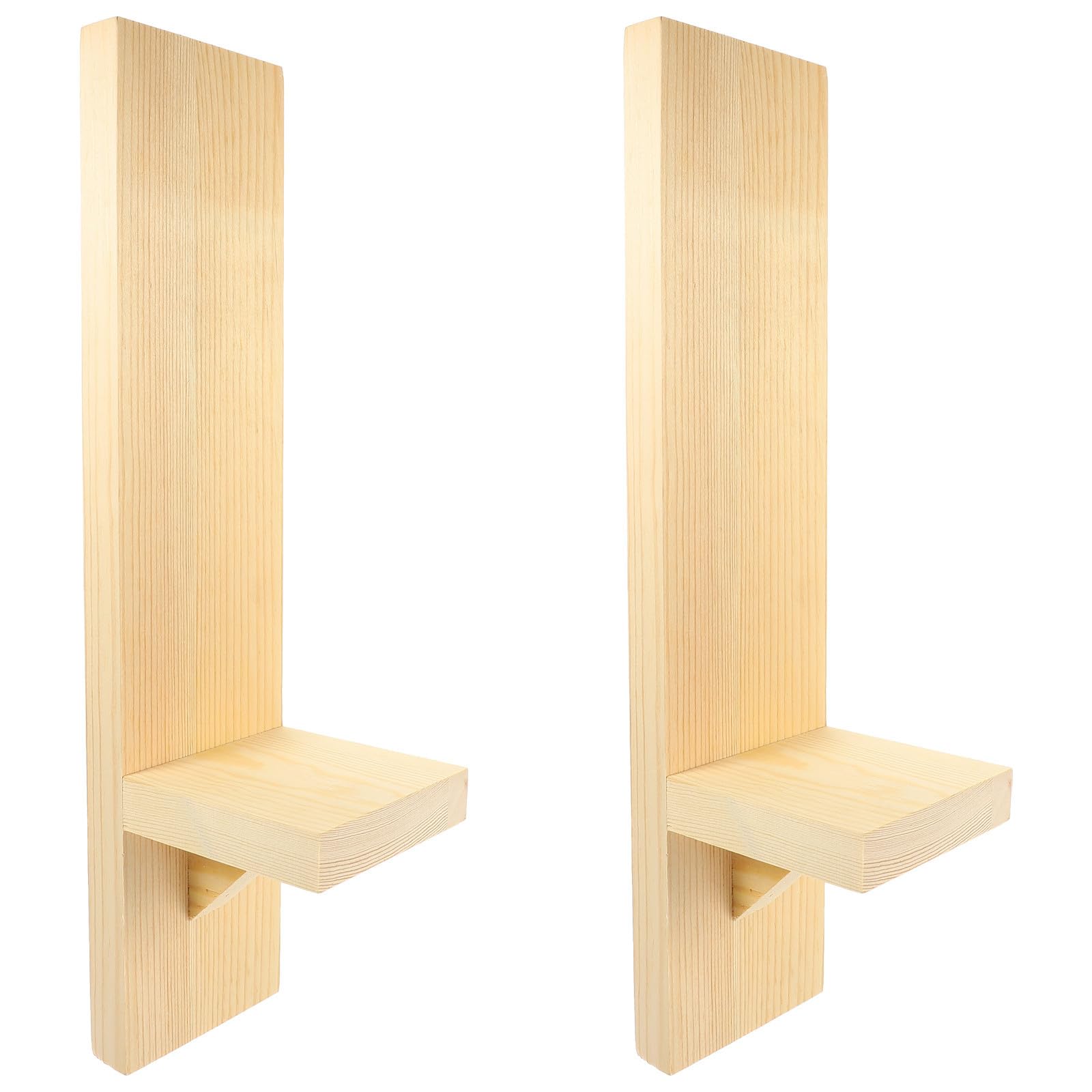 Apliques de Pared para Velas de Madera, Decoración Hogar