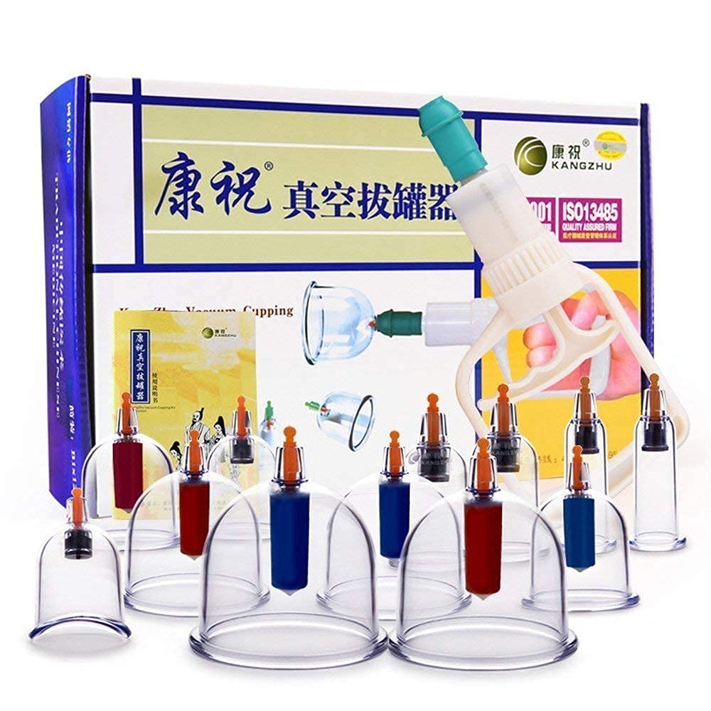 ACP ACUPRESSURE ACP Bio Magnetic Traditional Massage Medical Cupping Suction Acupuncture Chinese Therapy (Multicolour) - Set of 12 ACP ACUPRESSURE ACP Bio Magnetic Traditional Massage Medical Cupping Suction Acupuncture Chinese Therapy (Multicolour) - Set of 12