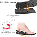 VMZONE Height Increase Insoles for Men & Women Soft 4-Layer Height Hoppers for Men Comfortable Breathable & Adjustable Height Insoles for Men Lift Up To 9cm Height Booster Shoe Heel Orthotic Soles gallery image