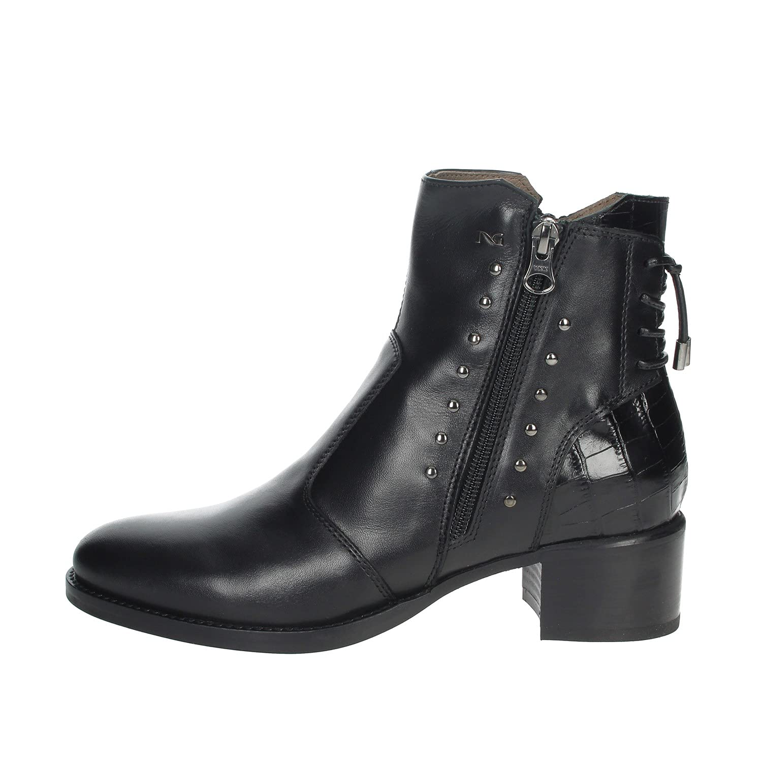 Nero Giardini I116761D Stivaletti Donna in Pelle - Nero 35 EU : Amazon.it:  Moda