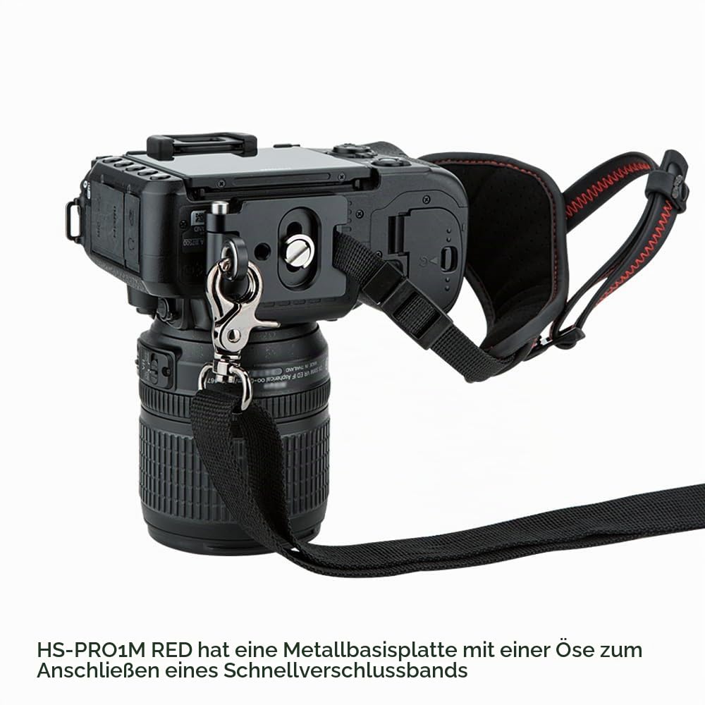JJC Handschlaufe für DSLR Kamera Canon Nikon Olympus Sony Panasonic Pentax(mit Arca Swiss Type Plate)