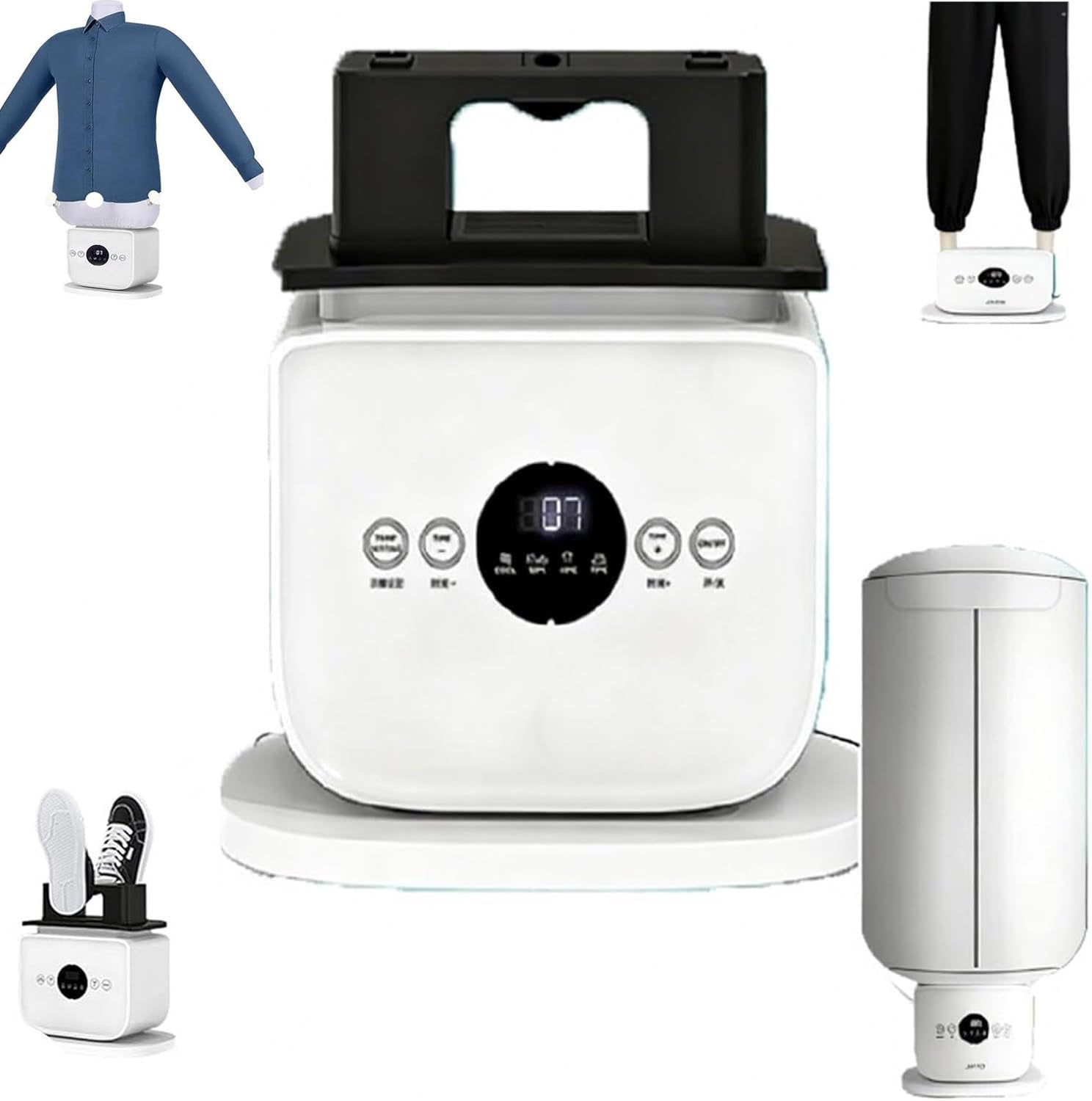 Planchadora automática 3 en 1 para eliminar arrugas en camisas y faldas fácilmente