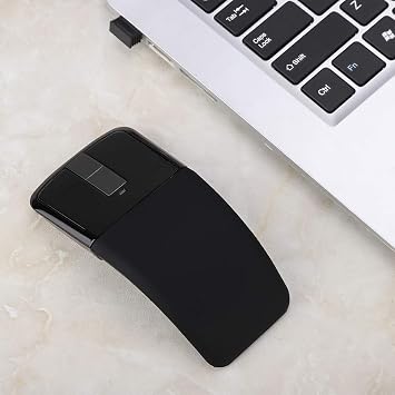 Microsoft Wireless Mouse, Wireless Arc Mouse Touch Thin Arc Bluetooth Surface Receiver S Pro Touch Portable Foldable Optical