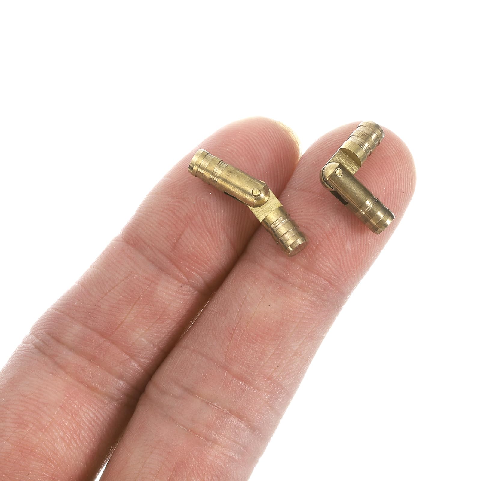 uxcell Invisible Brass Barrel Hinges - Image 4