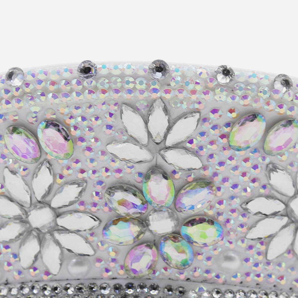 CRAFTHROU Sombrero Blanco Tamaño Ajustable Adecuado para Despedidas de Soltera y Cómodo Gemas para Mujer y Fiestas Obsequios