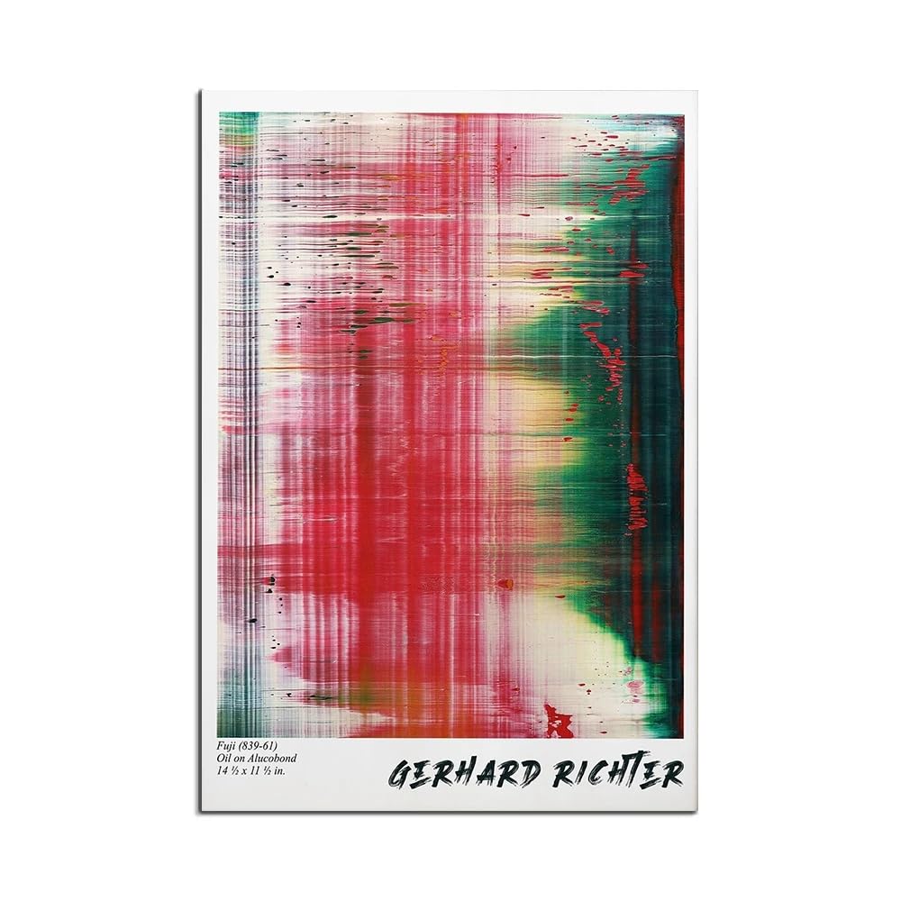 Affiche Gerhard Richter pour habiller un mur blanc avec élégance moderne
