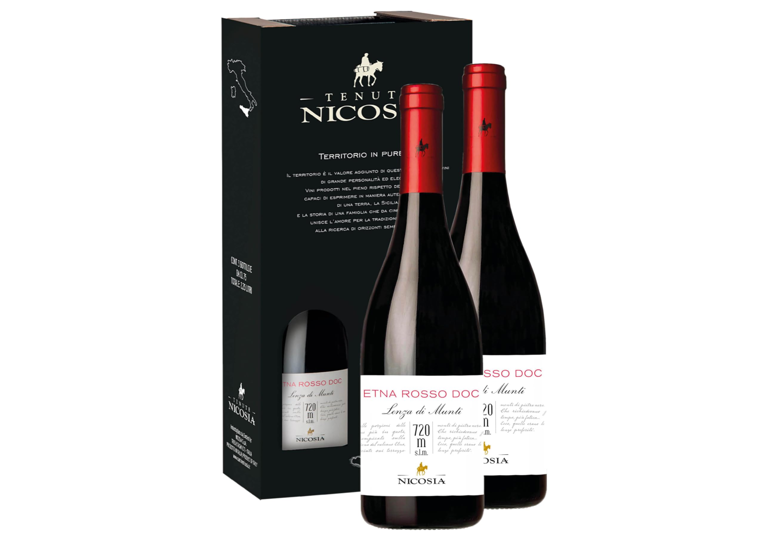 Etna Doc Rosso Lenza Di Munti Nicosia 2 Bottiglie Da 0,75 ℓ, Astucciato - 4