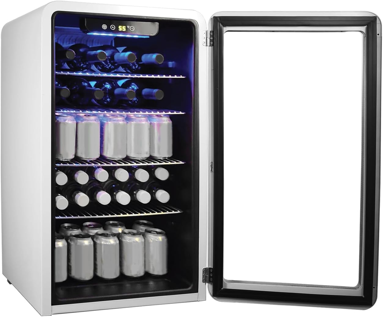 Magic Chef MCB34CHW Beverage Cooler, White