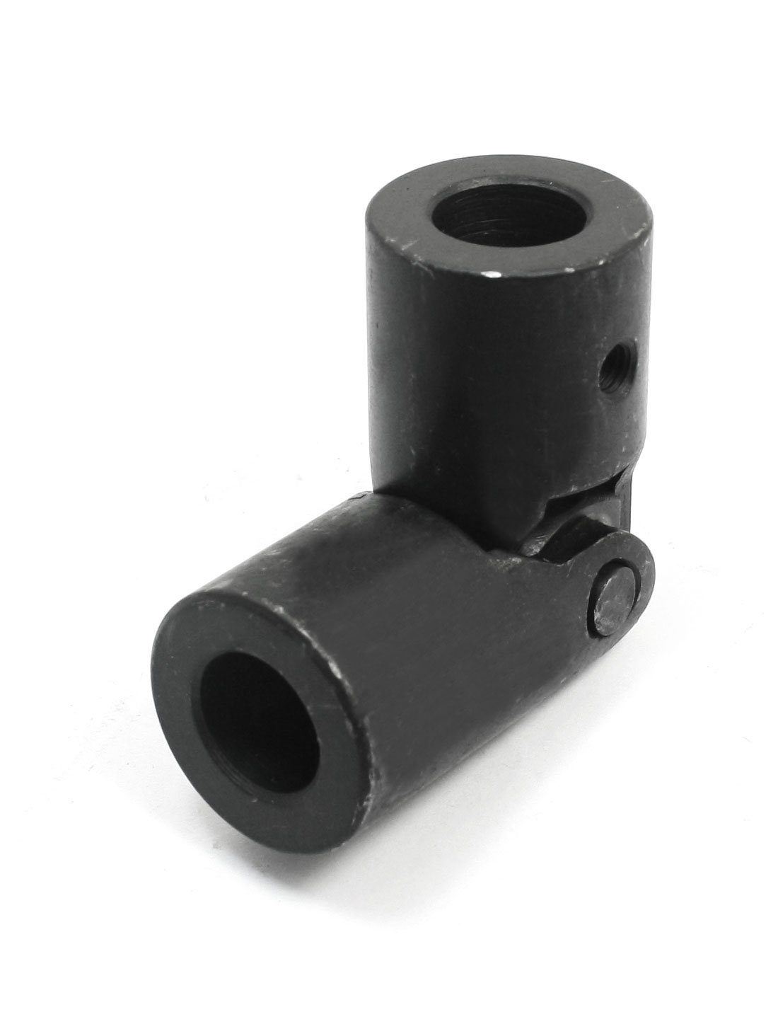 Aexit 16mm x Electrical equipment 30mm x 85mm Groove Type Rotatable Black Metal Industrial Fittings Universal Joint