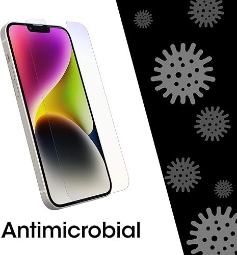 Miniatura 4 de OtterBox AMPLIFY GLASS - Protector de pantalla de luz azul antimicrobiana para iPhone 14 Plus