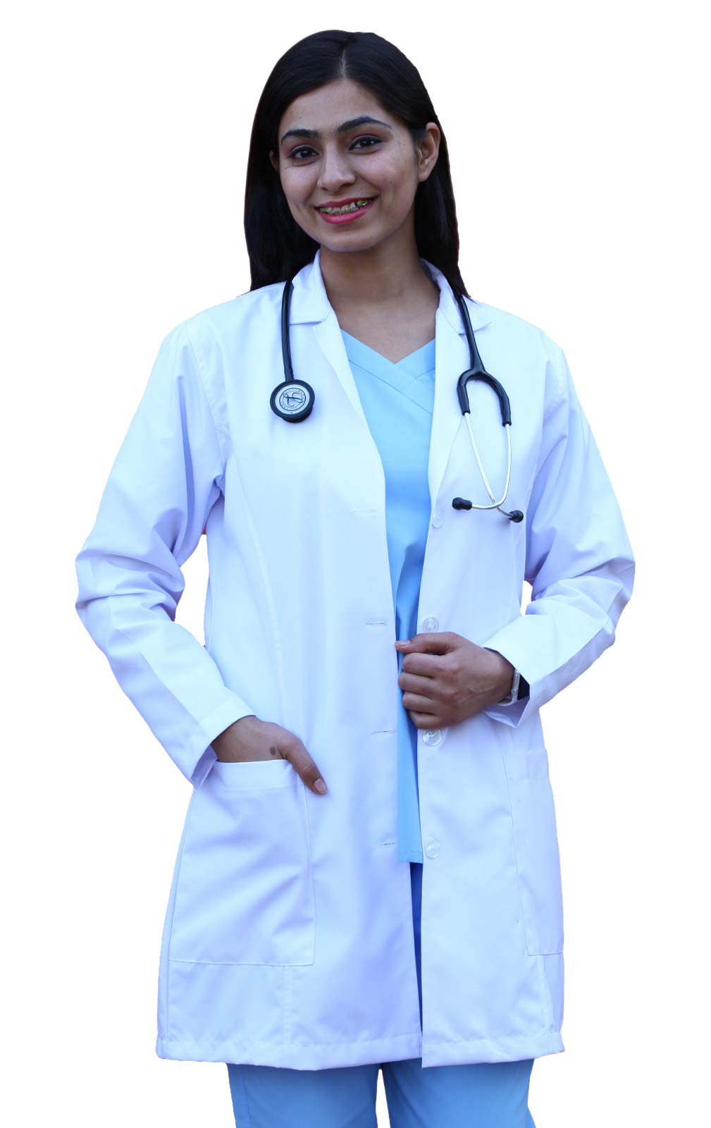 FEBRIS Epitome Men Lab Coat(White, 42) (B07KK4MTX3) Amazon Price History, Amazon Price Tracker