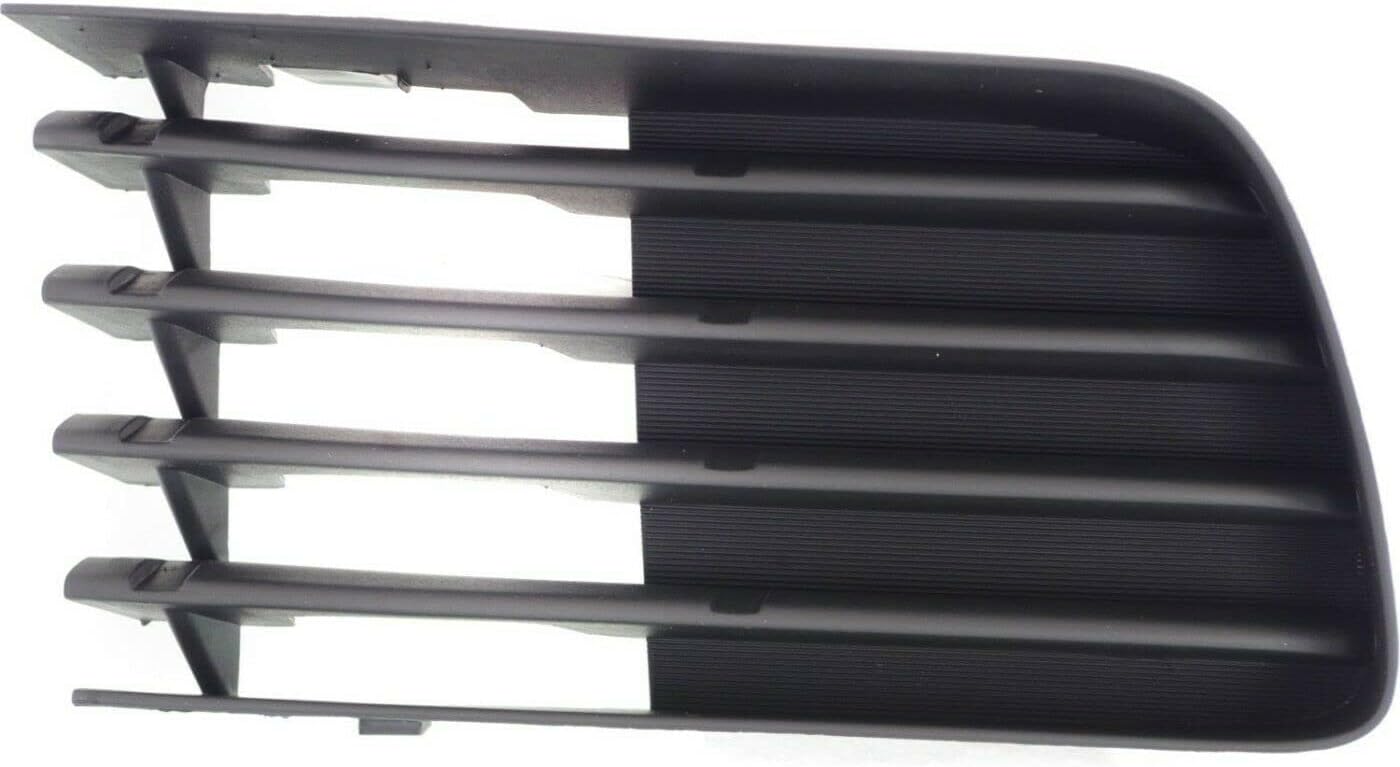 DAT AUTO PARTS Front Right Passenger & Left Driver Side Bumper Fog Light Hole Cover Set of 2 Replacement for 2004-2009 Toyota Prius Black Textured TO1038119 TO1039119