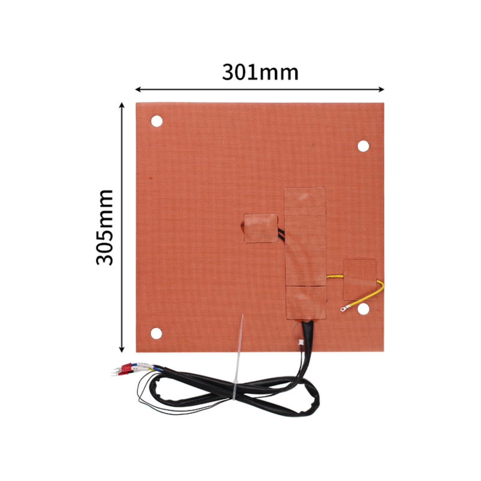 Cama de nailon con cabeza de hoja de calefacción para mayor durabilidad y calentamiento rápido para impresoras 3D, solución de calefacción de camping