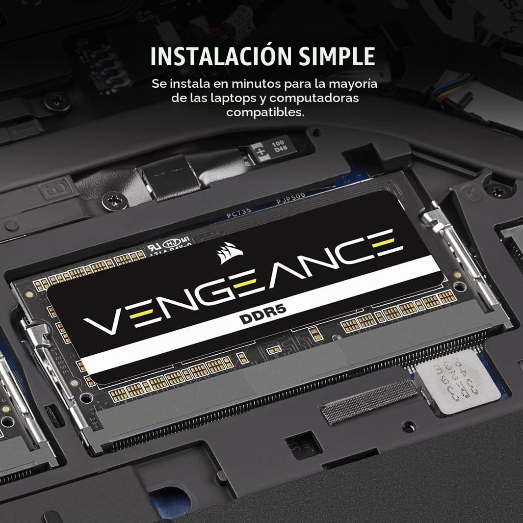 Amazon.com: CORSAIR VENGEANCE SODIMM DDR5 RAM 32GB (2x16GB