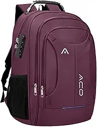 Mochila Masculina Feminina para Notebook 17” Executiva – Impermeável, Antifurto, USB e Fone, Alça Reforçada de Aço, Escolar, Faculdade, Trabalho, Viagem, Grande, Confortável, Premium'