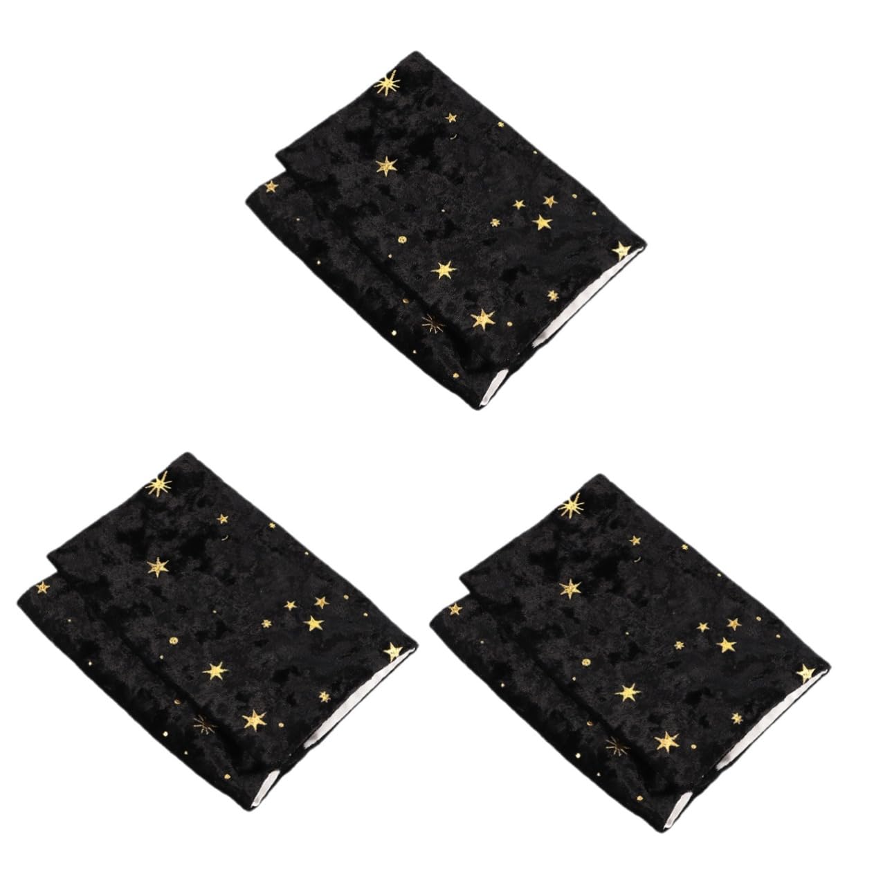 SHINEOFI 3pièces Housse De Tissu Pour Couverture Scrapbook Étoilé Design Élégant Et Pour Collection Et Événements
