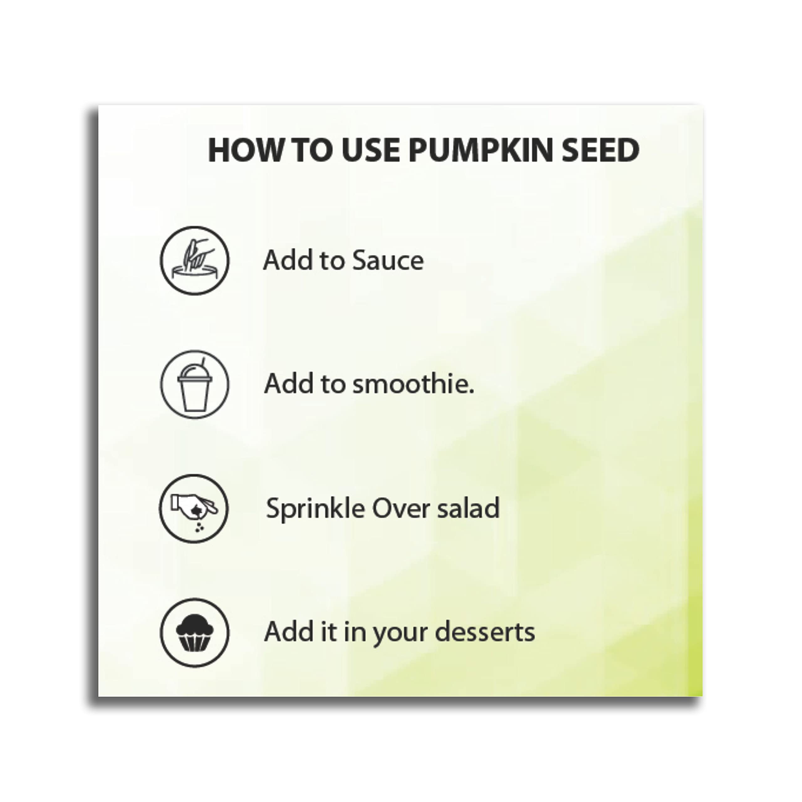 OOSH Premium Pumpkin Seeds | Edible Pumpkin Seeds | Pouch Packing 600grams - Image 4 thumbnail