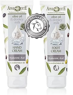 Aphrodite Body Care Youth Elixir Bundle. 2 Piece Moisturizing Set for Hands and Feet. Includes The Youth Elixir Hand Cream (100 ml) and The Youth Elixir Foot Cream for Dry/Cracked Heels (100 ml)