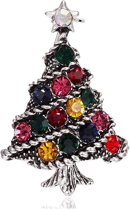 Jewels Hours Christmas Eve 2022 Lliang Brooch 2022 New Year Christmas Brooches Women Men Fashion Snowman  Santa Claus Tree Deer Bell Hat Enamel Brooch Pin Party Jewelry Gifts (Metal  Color : Style15) : Amazon.co.uk: Jewellery
