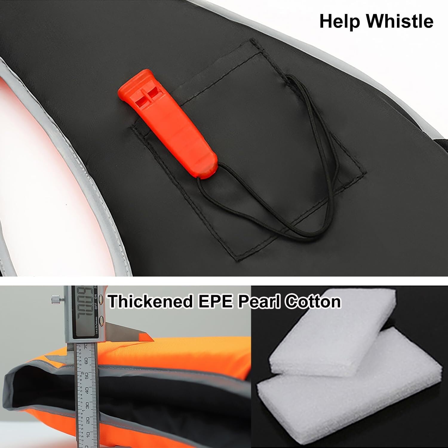Unisex Hohe Auftriebskraft Tragbar Schwimnweste Verstellbare Taillengurte Oxford Gewebe für Kajak Bootfahren Surfen Wassersport Sicherheit