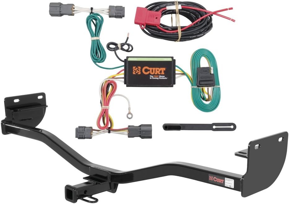 Curt 11110 56220 Class 1 Trailer Hitch Bundle with Wiring for 2010-2013 Kia Soul