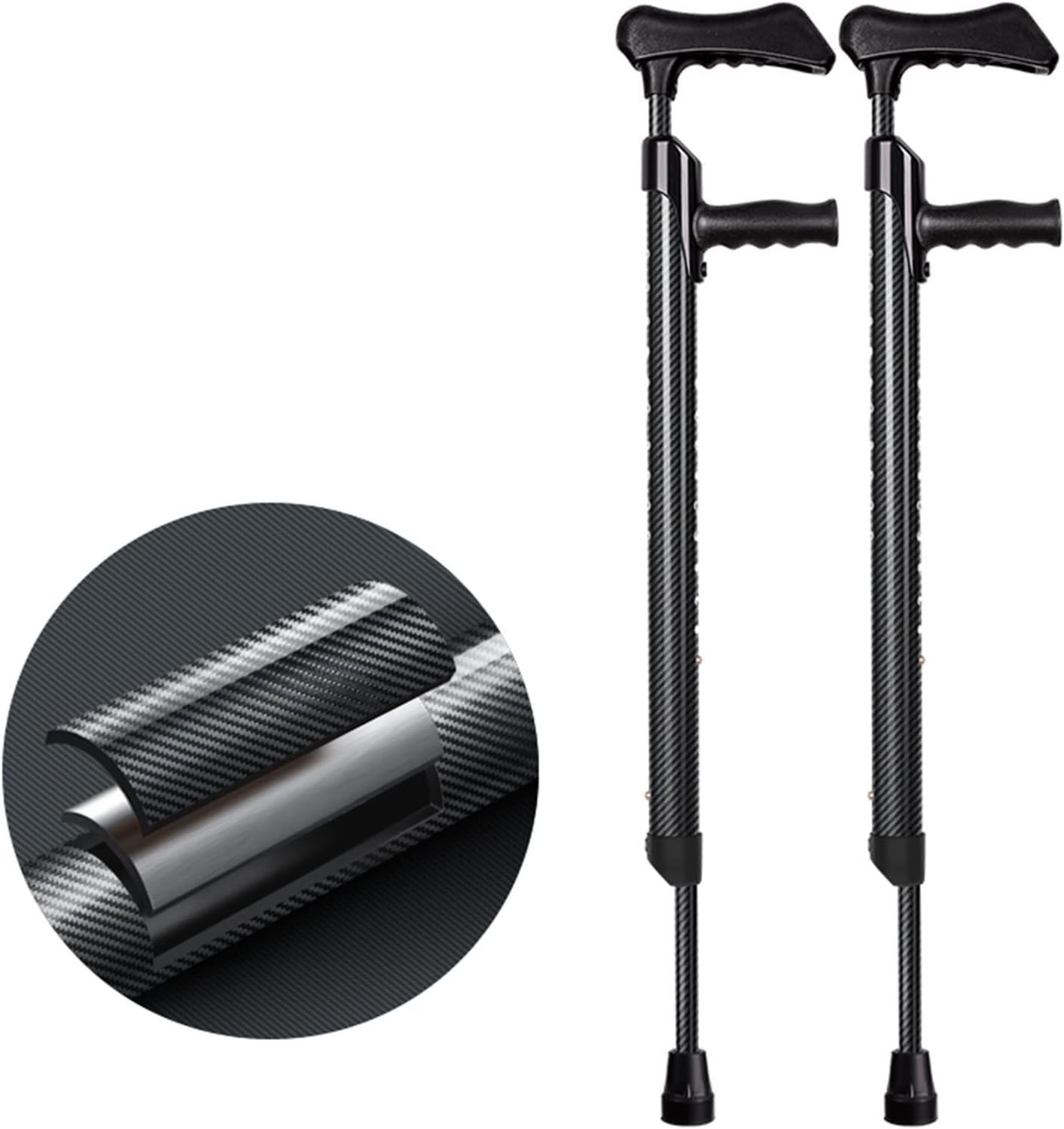 Fashion Underarm Crutches for Adult, Fshaped Crutches, Lightweight