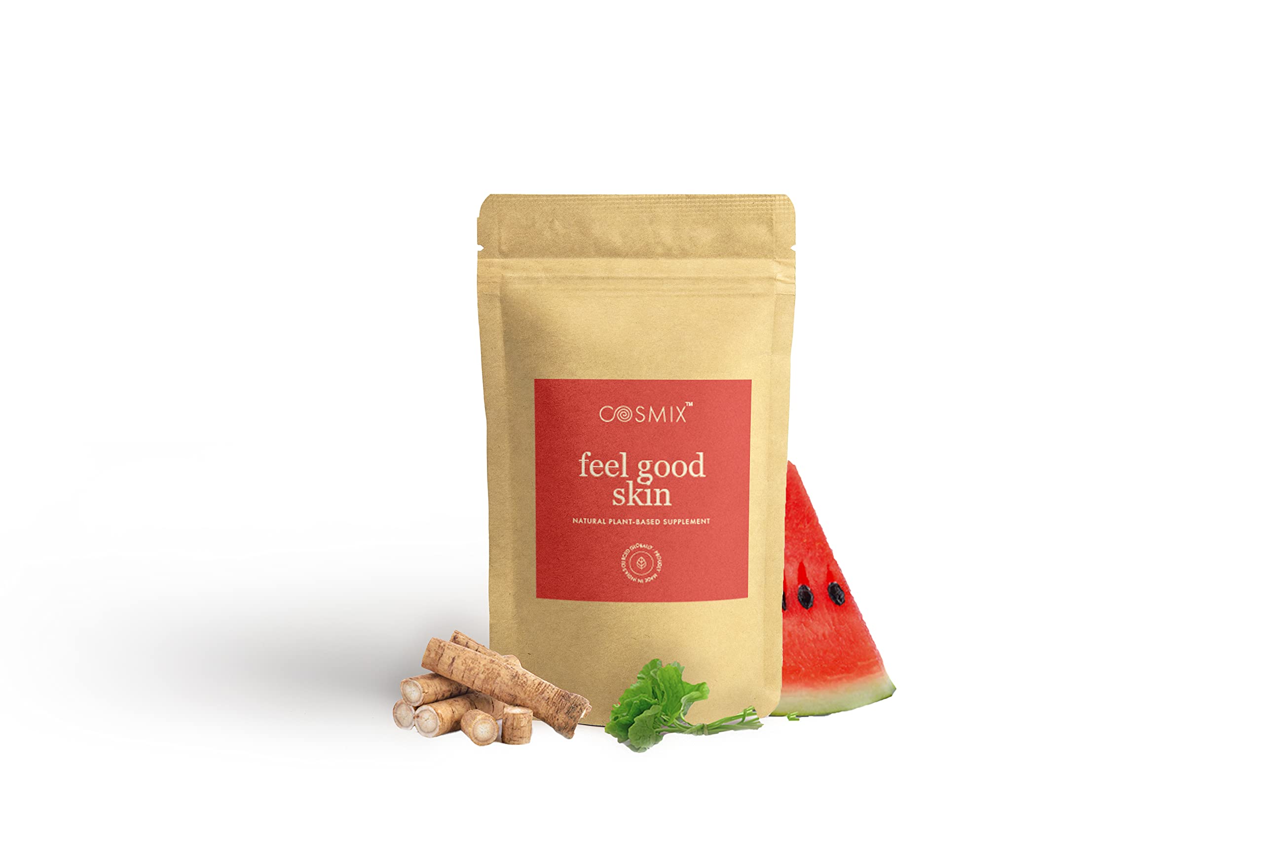 Cosmix Feel Good Skin|For Nourished&Healthy Skin|Supports Collagen Production|Superfood Blend With Bamboo Shoot&Centella|60G (Pouch Of 1)-40 Servings Each|No Added Sugar|Vegan,Powder (B0BX9R3T6M) Amazon Price History, Amazon Price Tracker
