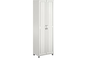 White Cabinets For Storage With Doors - SystemBuild Kendall 24" Cabinet