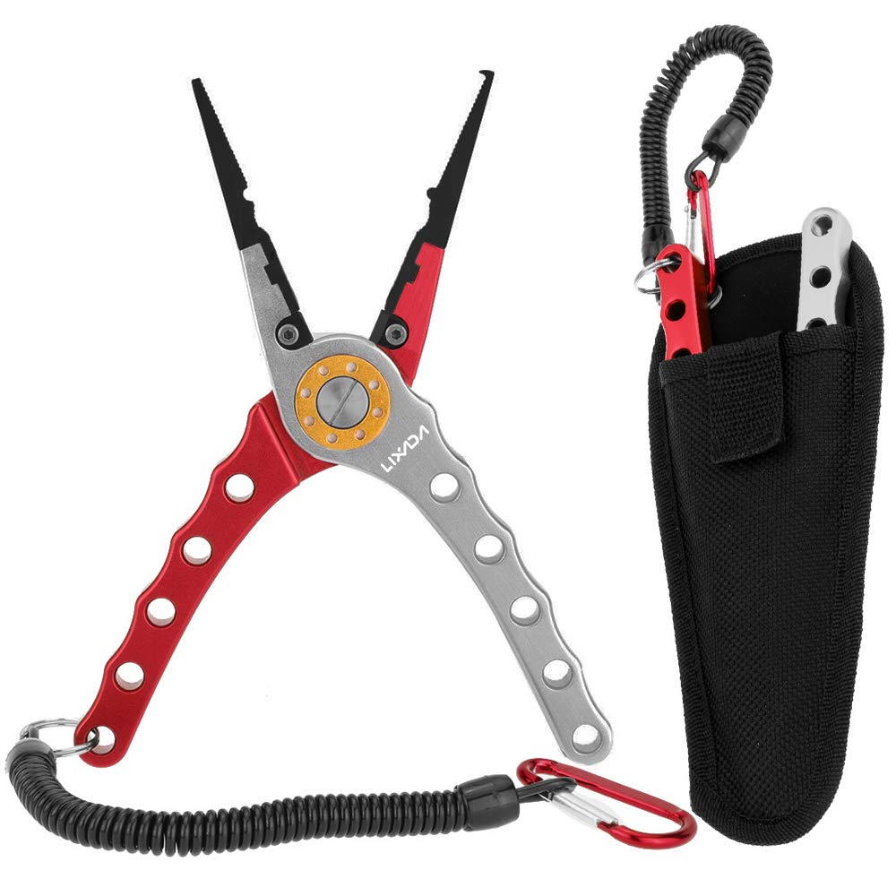 Lixada 20cm Außen multifunktionale Angeln Zangen Linie Cutter Hook Remover Tackle