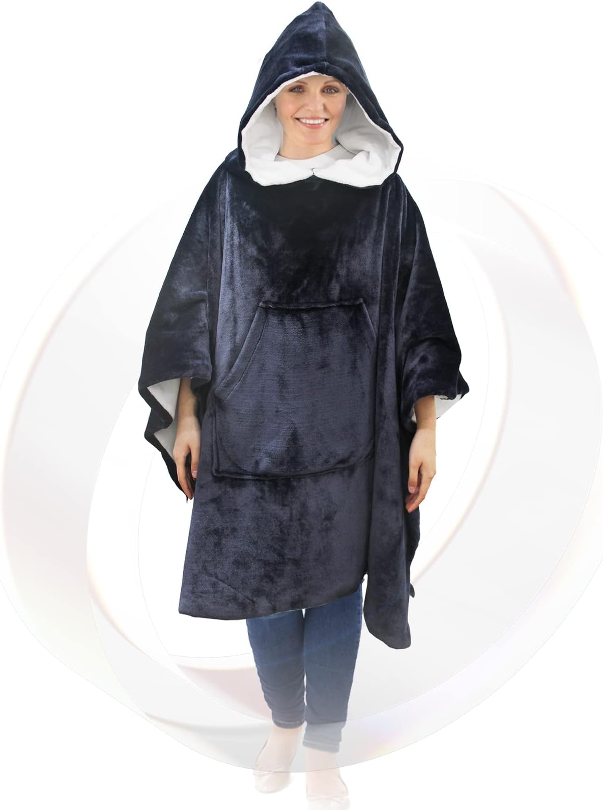 Wearable Faraday Blanket -70"x 54", Ultra-Soft Faraday Protection Poncho, Protection Clothing, Large Faraday Blanket - 70"x 54"
