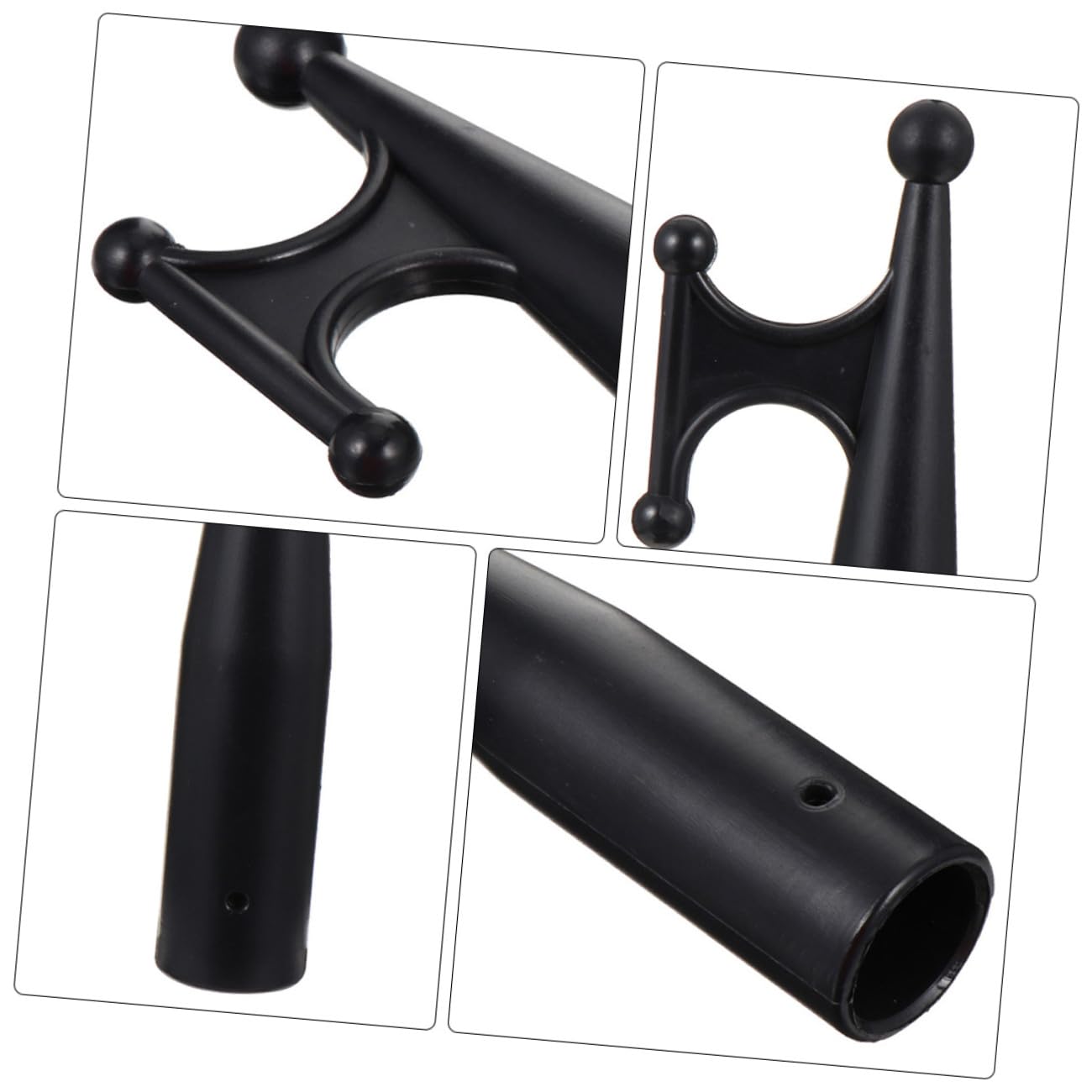 SUPVOX Mezzo Marinaio in Plastica Kayak Corde Elastiche con Ganci Cinghie Elastiche Barca Piscina Elastico Corda Rimorchio Gancio Punta del Mezzo Marinaio Barche Black