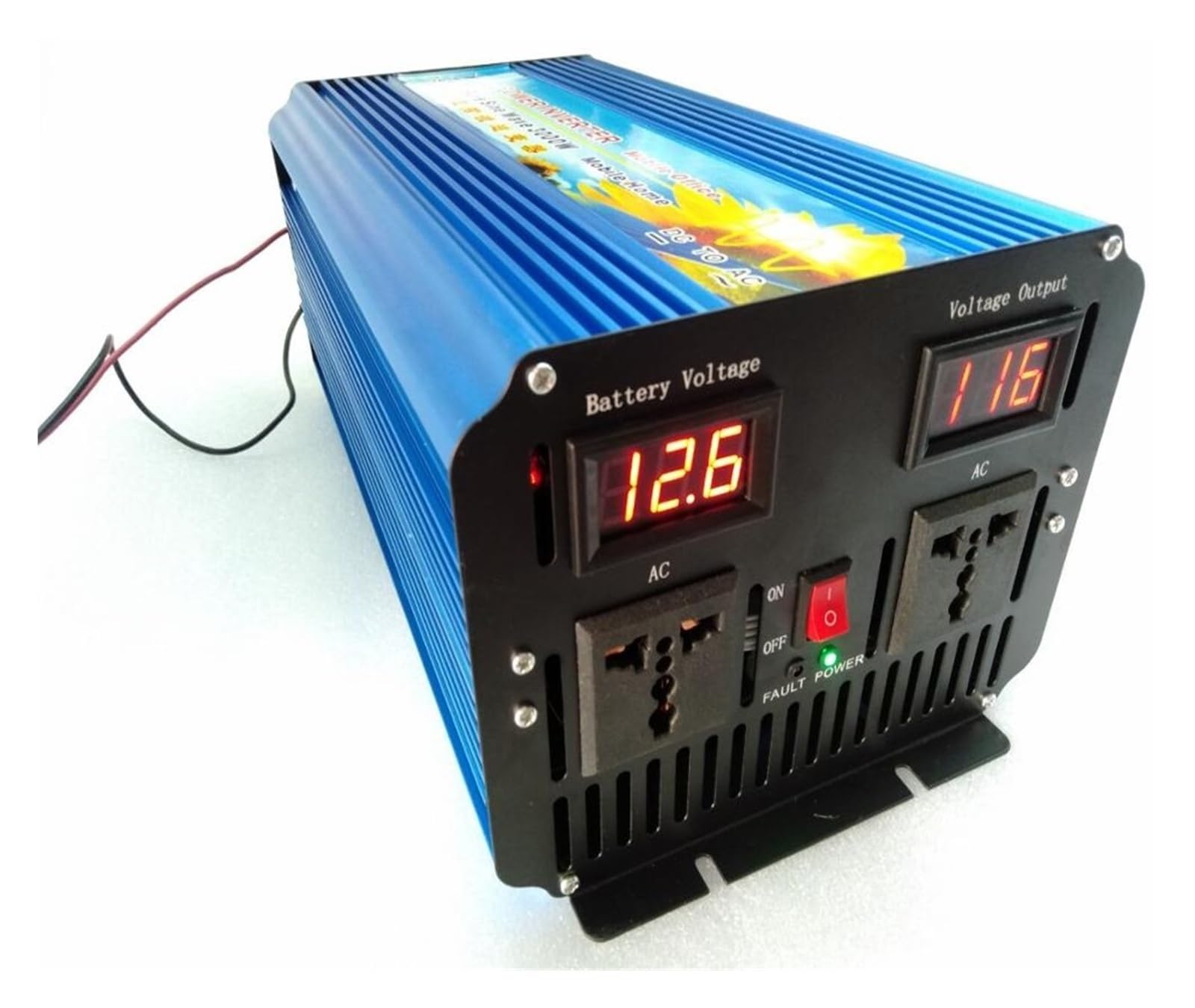 Inversor de Corriente con Pantalla Digital, Onda sinusoidal Pura de 6000W, 3KW, 3000W, 36V(60HZ,24V-110-120V)
