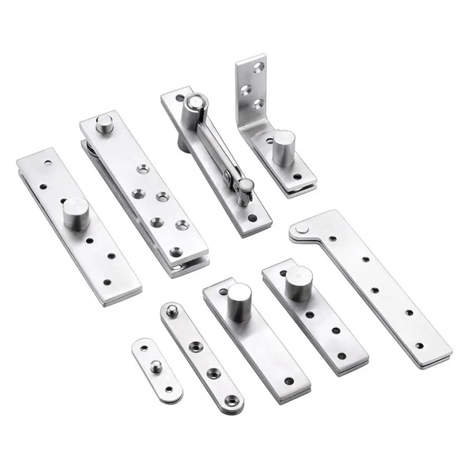 Charnière pivot de porte robuste rotation 360 degrés axe de positionnement 64mm