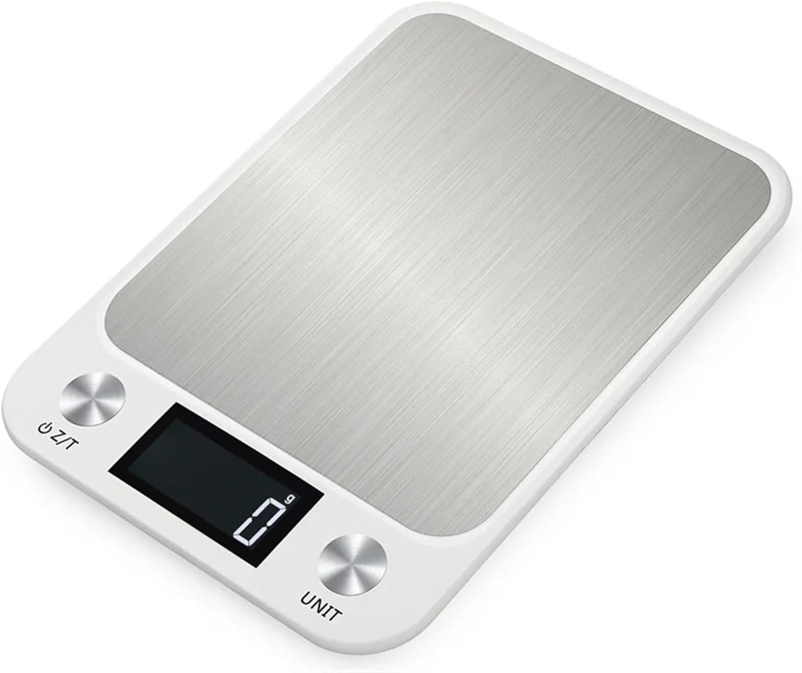 Kitchen Scale Food Kitchen Digital Scale, Smart Electronic Digital Scales Stainless Steel Design for Cooking and Baking Kitchen Accessories (Color : Black, Size : 15Kg) (