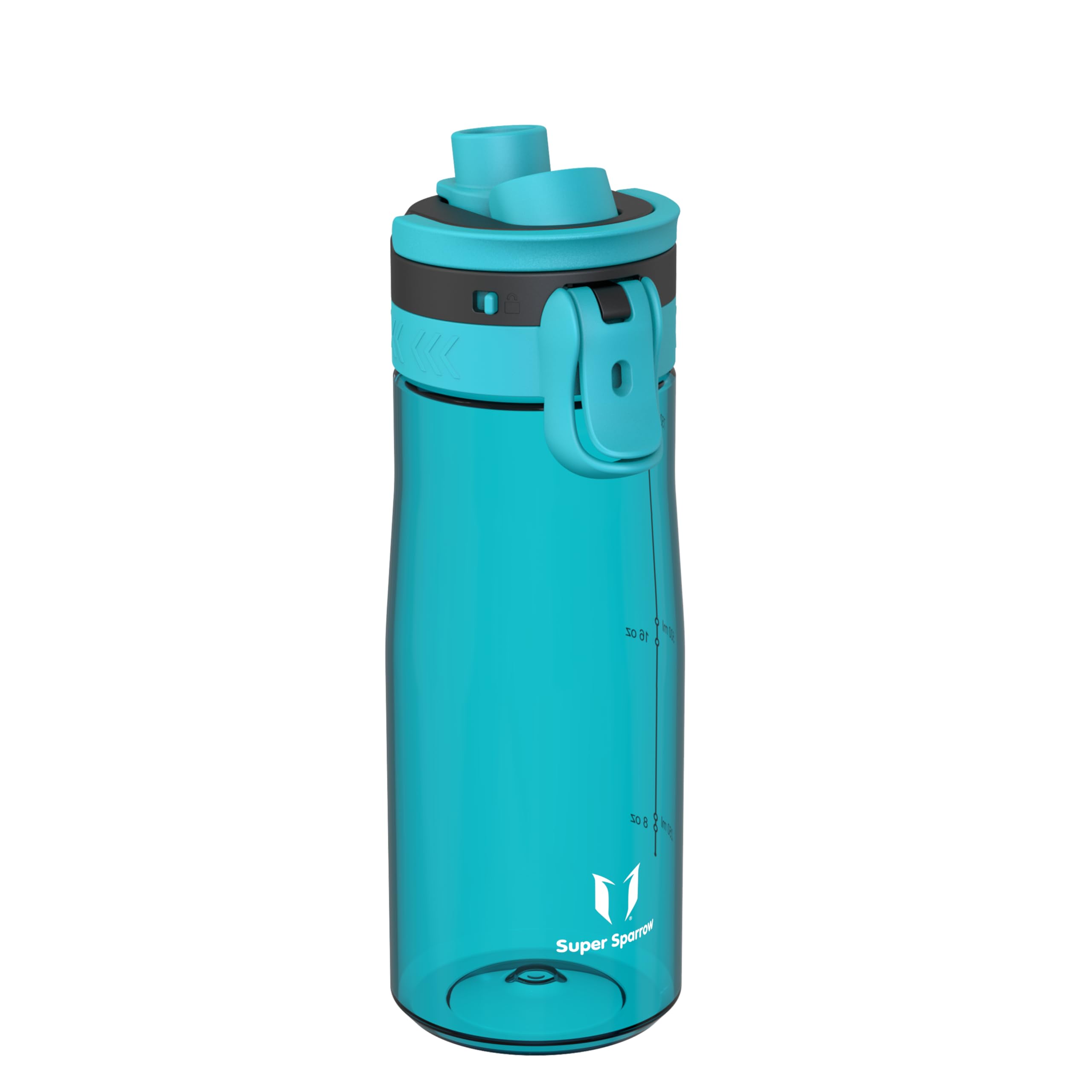 Super Sparrow Borraccia - 500ml/750ml/1L - Bottiglia Senza BPA, a Prova di Perdite - Borracce TouchGulp Flusso Rapido Con Un Clic per Scuola, Sportiva, Palestra
