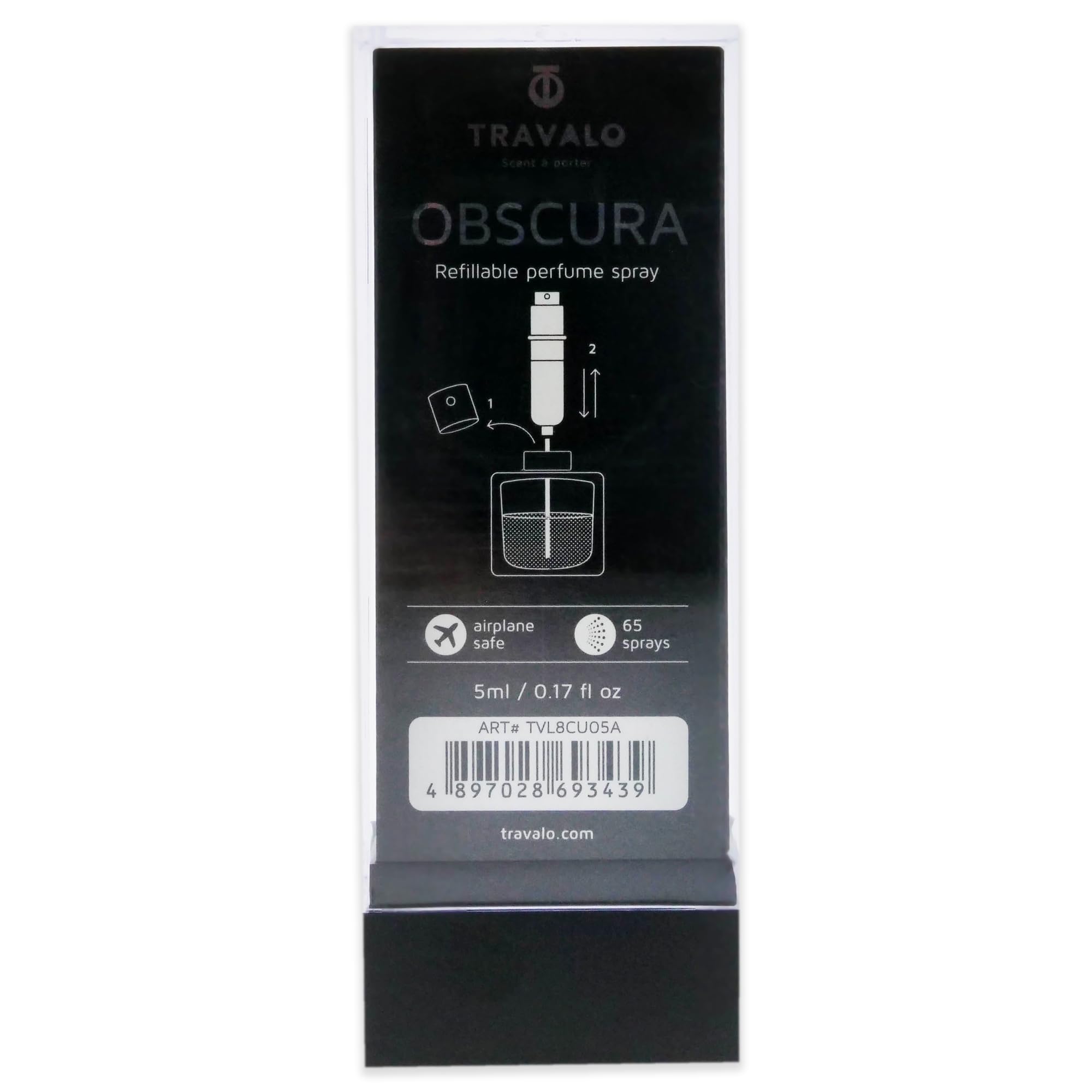 Travalo Obscura Grey Atomizer