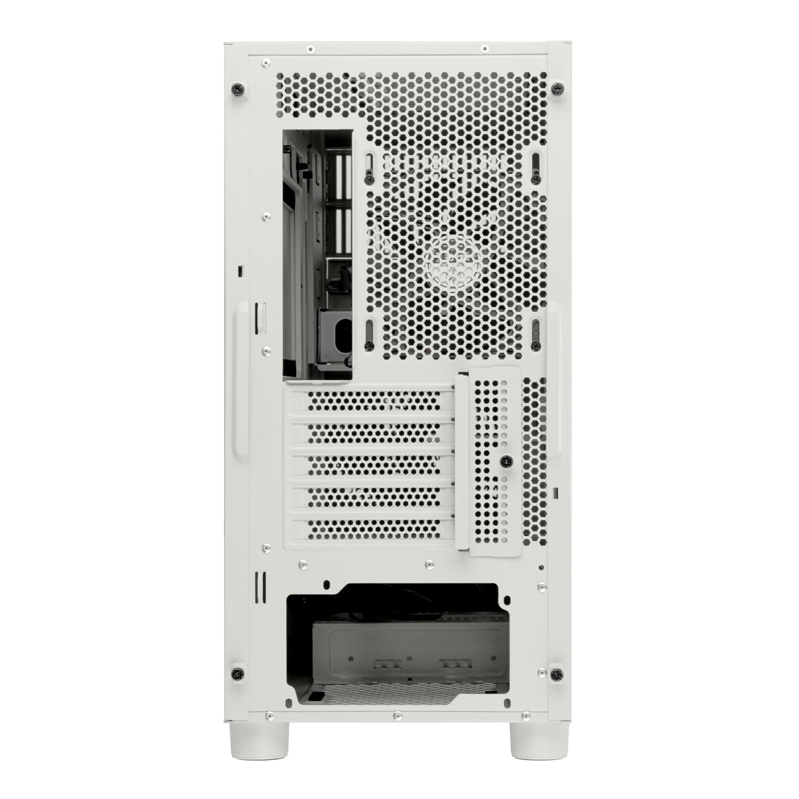 SilverStone FLP03 - Retro-inspiriertes M-ATX Gehäuse mit Unterstützung für vielseitige Speicherlösungen High-End-GPUs und effiziente Kühlung, SST-FLP03W