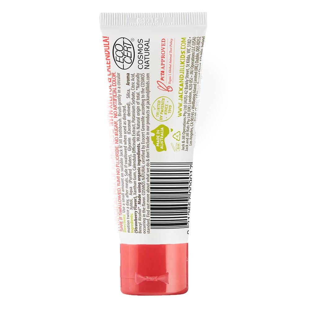 Jack N'Jill N Çilek diş macunu doğal Bio-Aroma 50 g – 4