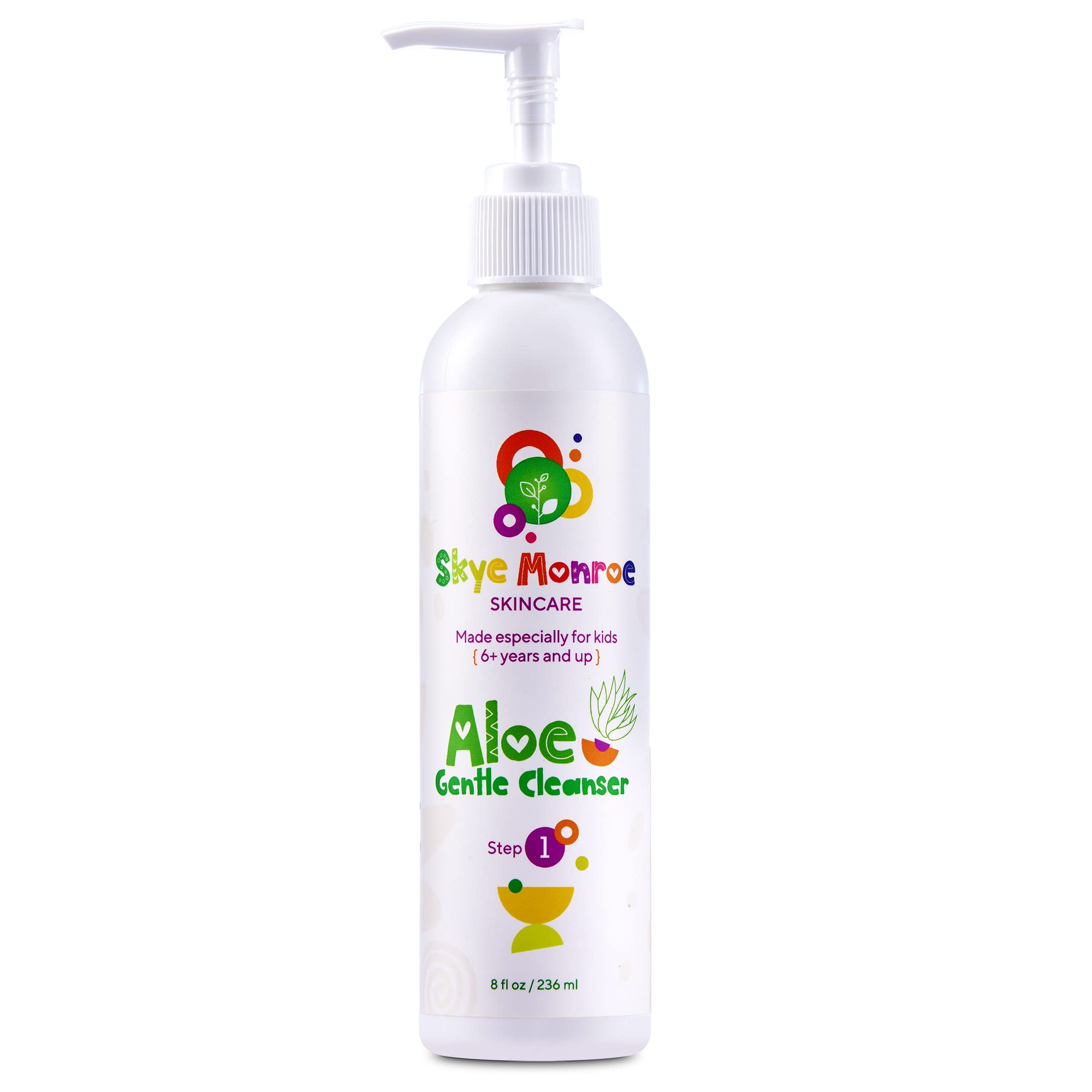Aloe Vera Gentle Cleanser for Kids 6+ with Hypoallergenic and Natural Ingredients