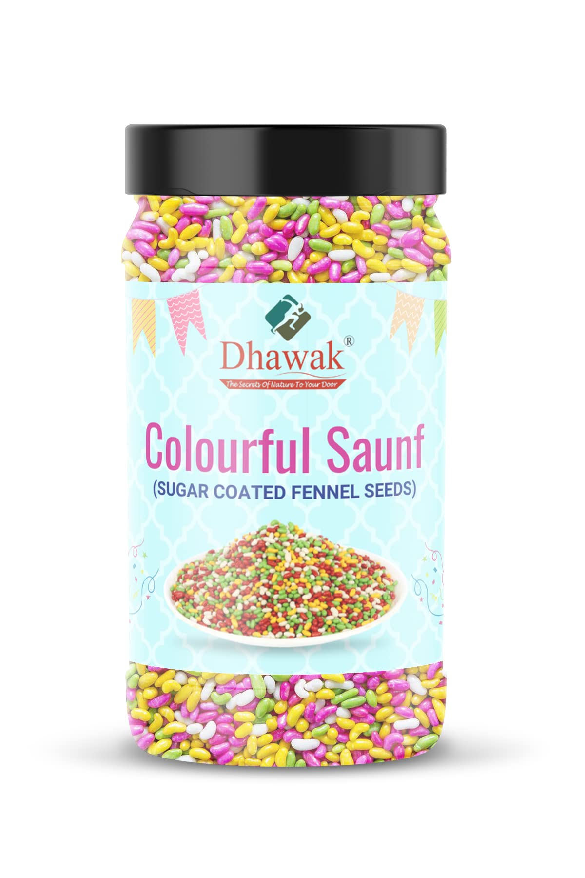 Dhawak Colourful Sugar Coated SAUNF| Colorful Fennel Seed - 900 gms. Mouth Freshener| Jar Pack| (B0B4W4PNGL) Amazon Price History, Amazon Price Tracker