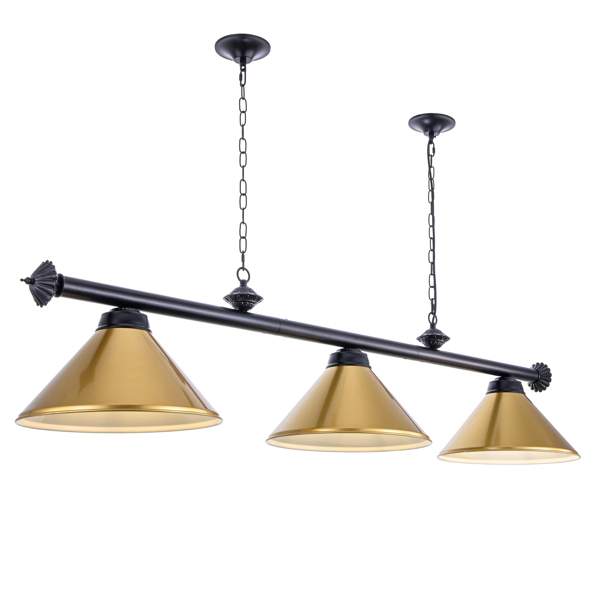 Wellmet Light for Pool Table 7ft/8ft/9ft, Vintage Kitchen Light for Man Cave, Kitchen, Dining Room, Bar — view 9