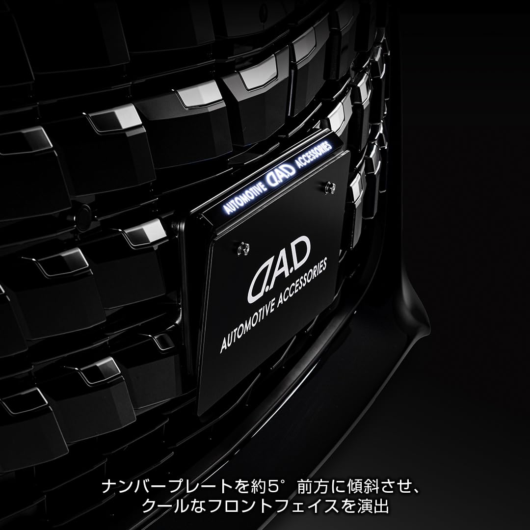 DADギャルソン LEDスタイリッシュ ナンバープレートステー(ホワイト) Amazon.co.jp: D.A.D LED スタイリッシュ ナンバープレートステー