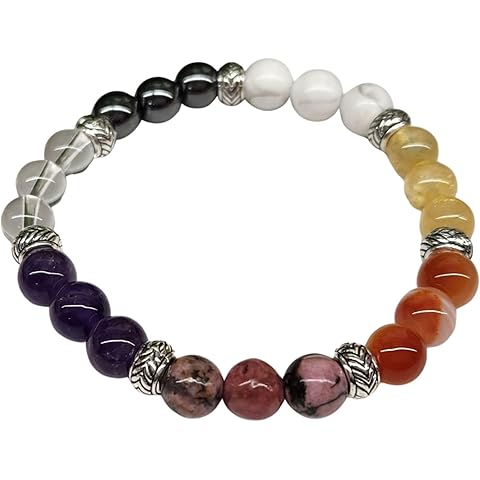 Anxiety Relief Bracelet for Women - Unique Healing Stones Bracelet for Stress Relie...