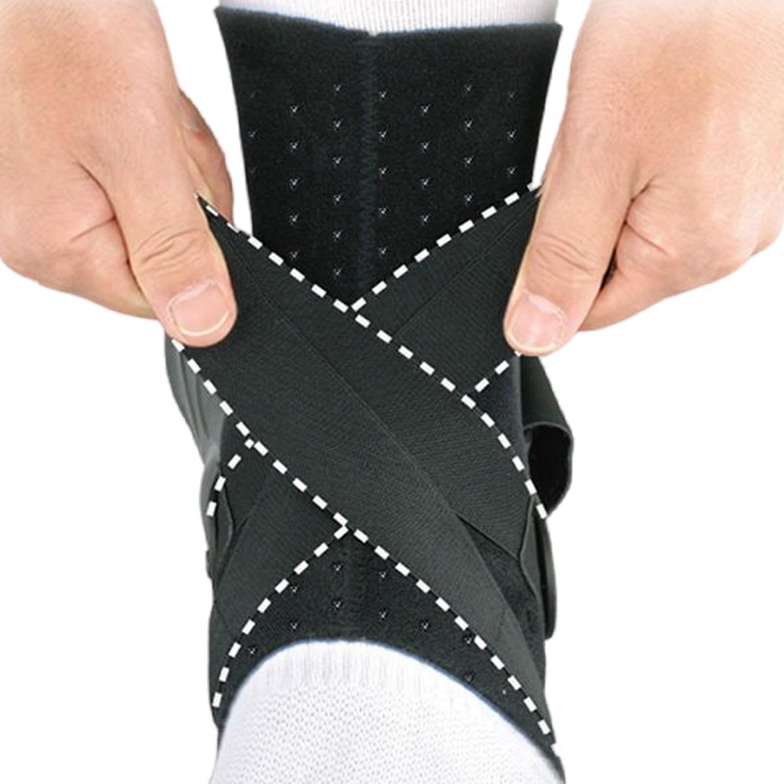 Cavigliera Sport Cavigliera Regolabile Cavigliera Flessibile Caviglia con Tutore Stabilizzatore per Donna Uomo Distorsione Alla Caviglia Artrite